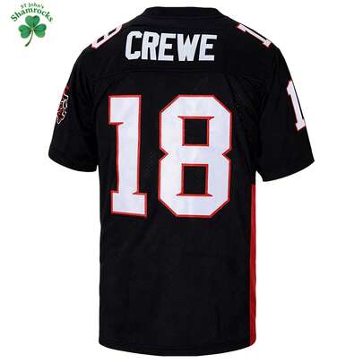 MEAN MACHINE 男款18号保罗·克鲁“铁血机器”橄榄球球衣，取材自电影《最长的一码》，采用弹力面料，饰以精美刺绣，复古运动风格，适合足球比赛和休闲活动。