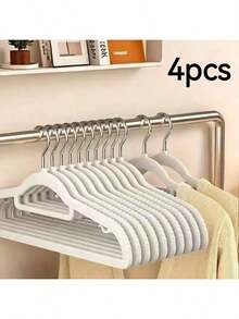 20/30/40 piezas Perchas de plástico antideslizantes de 360° - Diseño sin costuras, adecuadas para abrigos y chaquetas, excelentes para el hogar y las tiendas de ropa