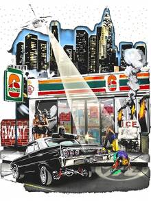 FB County Ghetto Bird Heavy Hard T-Shirt - nero - Visualizzare 5