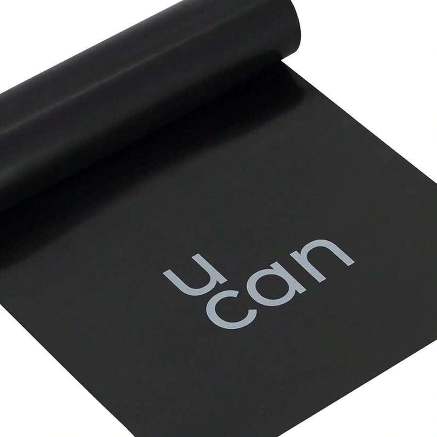 U can - Liga de Resistencia Larga 120 | Latex Negra para Pilates, Barre, Ejercicio Funcional, Resistencia Alta | Bandas Ejercicio UCAN - Negro - Ver 1