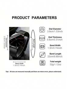 2pcs/Set Men's Luxury Simulated Quartz Watch And Wallet Combo - Black Watch Strap, Wallet With Cash Compartment - Ideal Gift For Christmas, Valentine's Day, Birthday - Fashionable & Practical Daily Essential (Battery-Powered Quartz Movement), Suitable For Men - Black - View 7