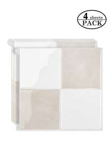 WalDecoo 1/4/10/20 قطعة من بلاط الموزاييك متعدد الألوان، مقاوم للماء وللبقع، قابل للتقشير واللصق، سهل التركيب DIY. ملصقات بلاط جدران لاصقة ذاتية للمطبخ والحمام للتزيين في المناسبات