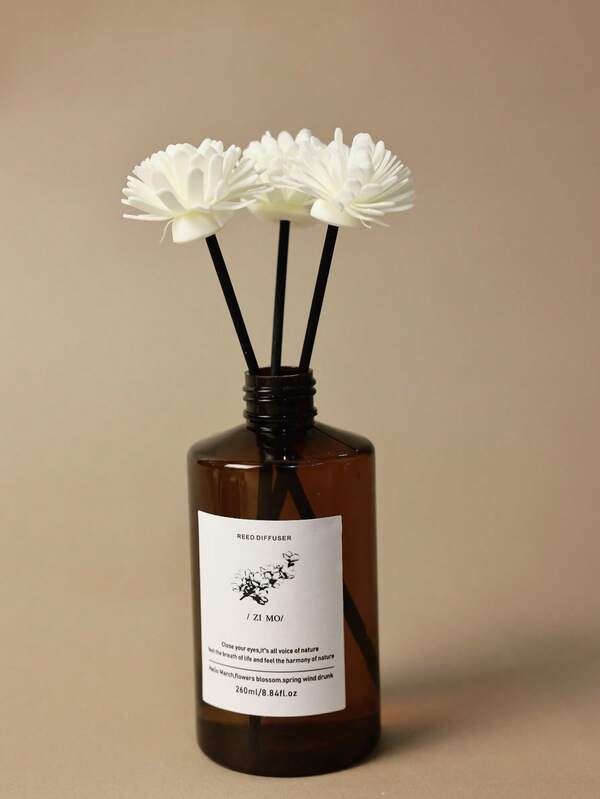 2.36"X5.3" Hotel Grade Flameless Essential Oil Rattan Diffuser, Long-Lasting Fragrance - Suitable For Home, Bedroom, Hall, Bathroom, And Other Spaces. A Tasteful Bedroom Decor, Home Decor, Warm And Romantic. Valentine's Day Odor Eliminator, Room Freshener. High-End Car Fragrance Diffuser, Long-Lasting Car Fragrance, Car Decor, Flameless Essential Oil Diffuser