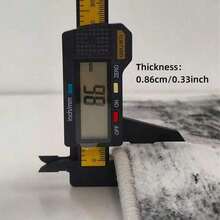 1pc Nordic Ins Style Square Cartoon Geometric Faux Wool Bedroom Bedside Rug, Living Room Floor Mat, Anti-Slip Sofa Cushion - Cloud - View 9