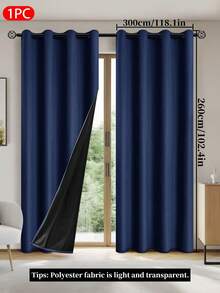 1 Stück/2 Stücke Blackout Vorhänge mit isolierter Beschichtung, ideal für Wohnzimmer, Schlafzimmer, Küche, Badezimmer, Wohnkultur, Raumdekoration