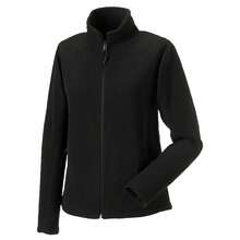Jerzees Colours Russell Colours Ladies Full Zip Outdoor Fleece Jacket (Black) - Coffee Brown - View 2