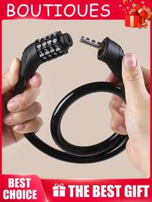 Cadena de bicicleta de 60 cm de longitud (23,62 pulgadas). Candado de bicicleta extensible y reajustable. Cadena de bicicleta segura apta para bicicletas de montaña, bicicletas de carretera, bicicletas eléctricas y patinetas. Accesorio antirrobo.