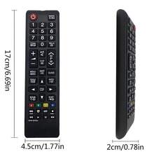 TCHDNZRC Universal Remote Control For Samsu Ng Remote Control TV 3D LCD LED, Smart TV Remote Control For Samsu Ng Tv Remote Control Replacement Compatible With All Samsu Ng Tv Control TVs AА59-00786A And Others - Black - View 2