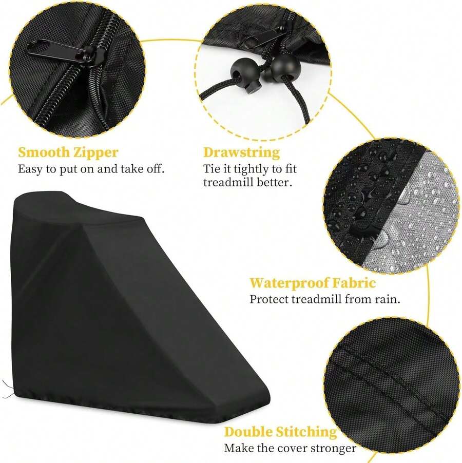 Fundas para Cinta de Correr, Funda Protectora para Equipos Deportivos y de Fitness,Cubierta Protectora Impermeable a Prueba de Polvo paraáquina de Correr(200 * 95 * 150) - 1 - Ver 1