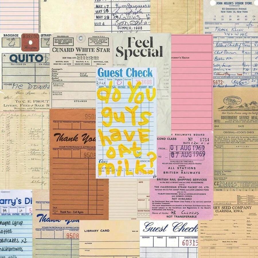 50pcs Vintage Bill Stickers Handbook Book Cell Phone Case Retro Style Diy Material Decorative Stickers,School Supplies,Back To School - Multicolor - View 1