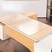 1 Piece Of Transparent PVC Desk Mat, Which Can Also Be Used As An Office Mat, Large Mouse Pad, Laptop Desk Mat, Manicure And Makeup Desk Mat, Coffee Table Mat, Dressing Table Mat, TV Stand Mat, And Shoe Cabinet Surface Protector.