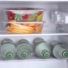 50pcs Disposable Meal Prep Containers With Lids, Stackable And Microwave , Suitable For Meal Prep And Takeout, Durable Rectangular Bento Boxes For Healthy Eating