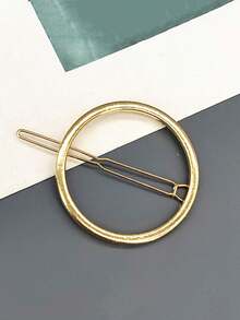 5个围巾环夹T恤领带夹女士时尚金属圆形衬衫夹围巾环衣角结纽扣衬衫夹女装装饰配件 (5色)