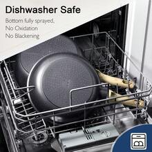 Your All-Round Cooking Partner! GIPP Versatile Non-Stick Cookware Set, Compatible With All Stovetops, Meets All Your Western & Chinese Cooking Needs! (Grey) - Dark Grey - View 5