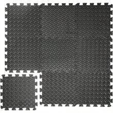 Tapete para Ejercicio, Tapete para Gimnasio, Pesas o Ejercicios en Casa, Soft Fitness, suelo protector para equipos de gimnasio y cojn para entrenamientos, 6 Piezas de 60x 60, 2.16m espesor de 12mmGris - Gris - Ver 2