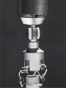 2 Pieces Household PPR Water Pipe Internal And External Thread Opener, PVC/PE Pipe, 1/2inch, 3/4inch, Electric Drill Tapping Tool