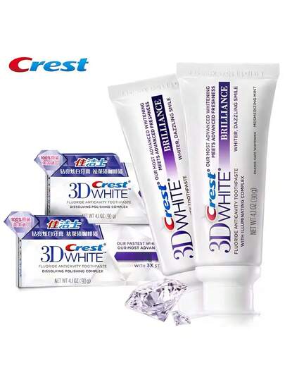  Crest 3D White Original Toothpaste Anticavity Complex Toothpaste Sensitivity Care Activated Charcoal Advanced Teeth Whitening