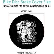 Road & Mountain Bike Disc Brake Cleaning Protection Cover Anti-Grime Guard Wheel Cover - Bicycle Washing Maintenance Tool