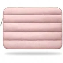 Funda para portátil, aplicable a portátiles de 13 a 14 pulgadas, impermeable y anti-colisión, compatible con MacBook Pro de 14 pulgadas/MacBook Air de 13 pulgadas/iPad Pro de 12.9 (rosa) - rosa - Ver 5