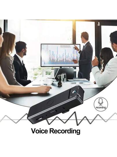 1pc Multifunctional Portable Body Camera, Intelligent Mini 1080P High Definition The Lens Can Rotate 180 Degrees, Functions Of Permanent Recording, Night Vision Wide Angle, USB Charging Law En cement, Security, Cycling, Travel Recording Life. view 6