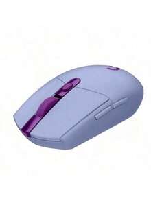 Logitech Chuột không dây nhẹ G304 với cảm biến chơi game hiệu suất cao, sáu nút có thể lập trình, thiết kế bàn phím yên tĩnh, di động và nhẹ, thích hợp cho văn phòng và chơi game, màu tím - Màu tím - Xem 4