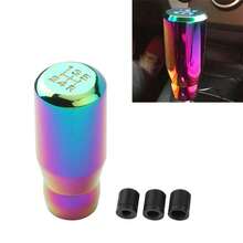 Universal 5 Speed Aluminum Manual Car Auto Gear Stick Shift Knob Shifter Lever - Colorful - View 10