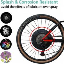 Couvre-frein à disque pour vélo de route et de montagne - Protection anti-crasse, outil d'entretien et de lavage pour vélo