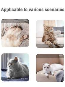 1pc Reusable Portable Lint Roller,Dogs And Cats Lint Remover,Pet Hair Remover For Dogs & Cats,Brush For Furniture Clothing Christmas Gift,Suitable For Furniture, Sofa, Carpet, Clothes And Bedding-Portable Multi-Surface Fur Removal Tool