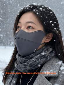 1pc Warm Face Mask, High-Quality Windproof & Thermal Autumn/Winter Unisex Fashion Balaclava (You Deserve It) - Multicolor - View 3