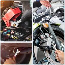 Set di chiavi a cricchetto multifunzione a 72 denti, realizzato in acciaio al cromo-vanadio ad alta durezza, strumenti di riparazione di grado industriale, trattamento antiruggine per una maggiore durata, adatto per automobili, manutenzione domestica e come regalo pratico.