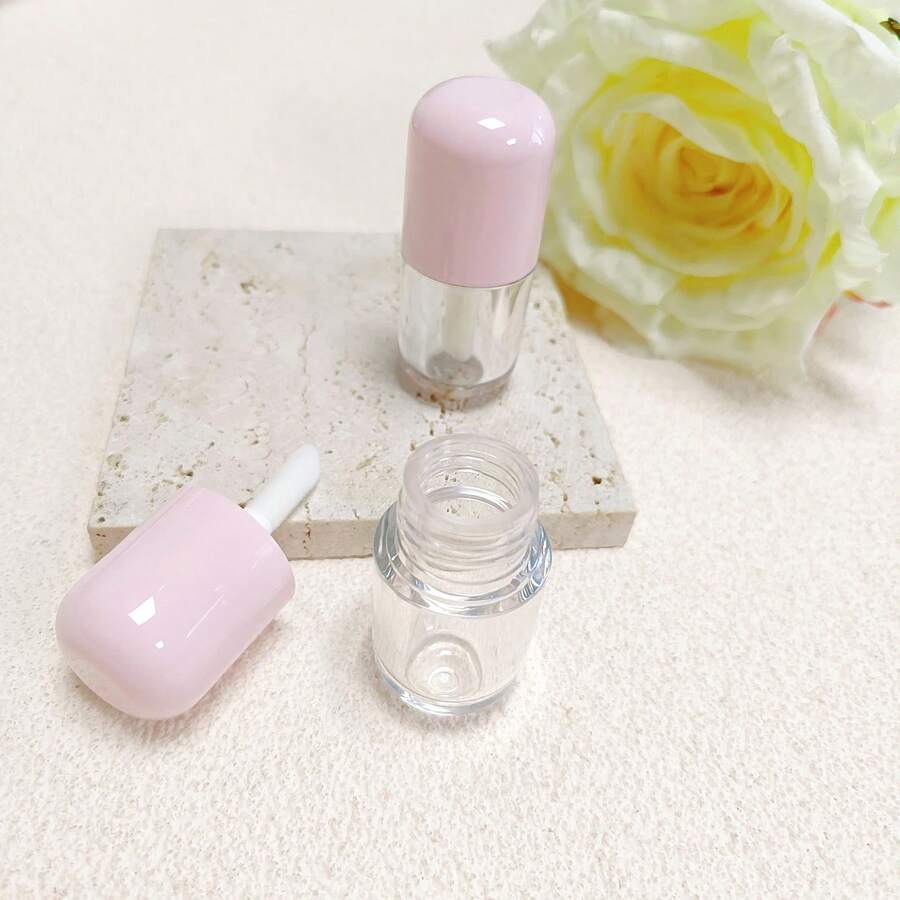 1 件 4ML 粉色唇彩空容器唇油唇彩管包装透明唇彩管 - 彩色 - 查看 1