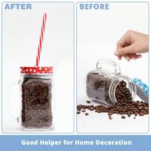 6/60/120pcs Double Sided Tape Heavy Duty Nano Reusable Transparent Tape Traceless Washable Mounting Tape, Strong Adhesive Strips Sticky Tape For Carpet,Photo Walls,Household,Crafts,Decor