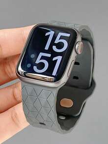 Dây đeo đồng hồ , màu xám thể thao ngoài trời thể dục yoga chống thấm nước chống mồ hôi siêu mỏng mềm mại chất liệu silicon dập nổi 3D họa tiết bóng đá phù hợp với Ultra 3/2/1 SE S9/8/7/6/5/4/3/2/1 Series, Giải bóng đá thế giới, Nam & Nữ, Hoạt động tiệc tùng, Quà tặng, Dây đeo thay thế cho đồng hồ thông minh, 38/40/41mm, 42/44/45/49mm Phụ kiện đồng hồ thông minh - Xám - Xem 5