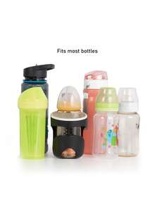 حامل كوب قابل للدوران 360 درجة للعربات، رف زجاجات للعربات، حامل كوب للعربات، مناسب للعربات الأطفال والكراسي المتحركة والدراجات