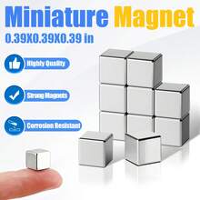 1 peça Ímã de Neodímio Quadrado de 24,5x24,5x24,5mm, Ímãs Super Poderosos Permanentes de Terra Rara para Casa, Cozinha, Escritório e Projetos Científicos.