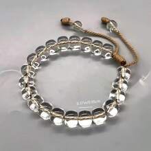 Klassisches reinigendes spirituelles weißes Kristallarmband, Energieheilungs-Kristallperlenarmband, geeignet für Männer und Frauen, für den täglichen Gebrauch geeignet, Valentinstag Geschenk