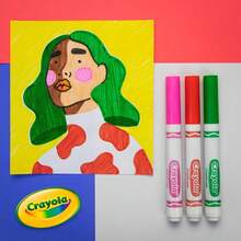 12 bolígrafos gruesos lavables - Plumones - Ver 2