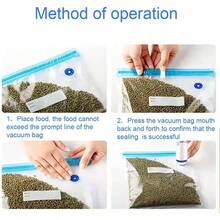 Vide Bags Reusable 27Pcs,  Vacuum Sealer Bags, Vacuum Food Storage Bags For Sous Vide Cooking/Microwave Heating - 20Pcs Vacuum Zipper Bags & 2 Seal Clips & 5 Air Valves (11 * 10in) 2.9L - #3 13.5*10in Bags 20pcs - View 5