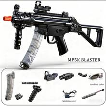 QICOOCIQ MP5K Gel Water Ball Blaster,For Outdoor Activities Game Party.2MODE:Hand Movement And Electric Full Auto - màu đen - Xem 6