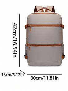 Women's Backpack, Large Capacity Travel Backpack, Commute/School Backpack, Fashionable Laptop Bag, Short-Distance Business Travel Luggage Bag - Multicolor - View 11