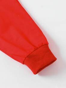 2 pezzi Set di felpa con cappuccio a maniche lunghe con stampa di elementi racing e lettere, abbigliamento sportivo e casual per attività all'aperto, per bambini dai 3 ai 7 anni, autunno/inverno