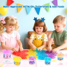 200ml Juguete de estrés en forma de cristal de estilo oceánico para apretar, juguete antiestrés para niños y niñas - Multicolor - Ver 7