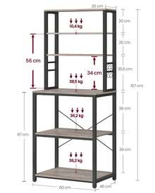 Baker's Racks - Greige-black - View 4