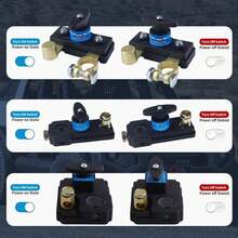 Battery Disconnect Switches 12V_24V, Heavy Duty Battery Shut Off Switch, Quick Disconnect Battery Cut Off Universal Switch For Automotive, Rv And Boat(1 Pack) - ColorB - 查看 4