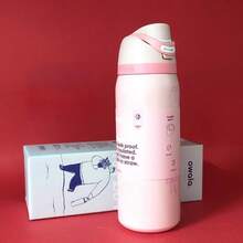 NEW Original OWALAs 24 Oz/32 Oz Limited Edition Water Bottle, Sports Water Bottle, Leakproof With Pop-Up Lid, Available In A Variety Of Colors, A Water Bottle Designed For Water Drinkers, Suitable For Fitness, Running, School, Halloween, Thanksgiving Day, Christmas Day Gifts, Gift For Her, New Fashion Women Water Bottle For Women - Nhiều màu - Xem 7