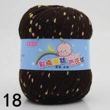 1 Roll Color Dot Knitted Ball Hand Knitted For Crocheting And Knitting Sweater Hat Scarf Milk, Diy Knitting Sweater Scarf Coat Hat, Scarf, Shawl, Coat, Or Bag Decoration, Spotted Yarn Fleck Crochet Fiber Yarn Soft Baby Yarn For Crocheting