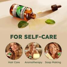Orange Essential Oil - 4 Fl Oz - Essential Oil For Diffuser Sweetens Your Environment For Calmer Surroundings - Brazilian Orange Rinds, DIY Soap Making Scents - Peppermint - View 5