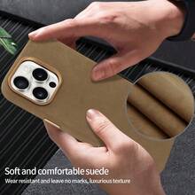 适用于 15/16/17 Pro Max 的磁吸式无线充电手机壳；高品质仿皮材质手机保护套，兼容三星 S24/S25 Ultra/25 Ultra。 - 黑色 - 查看 7