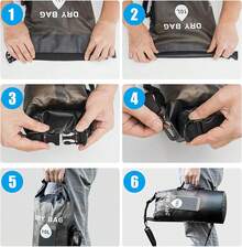 Nautical Waterproof Bag - Blue - View 11