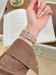 1 Pc Leather Loop Compatible With Samsung Galaxy Watch 7 Galaxy Watch 5 Band Galaxy Watch 6 4 40mm 42mm 43mm 44mm 45mm 46mm 47mm 20mm 22mm Strap